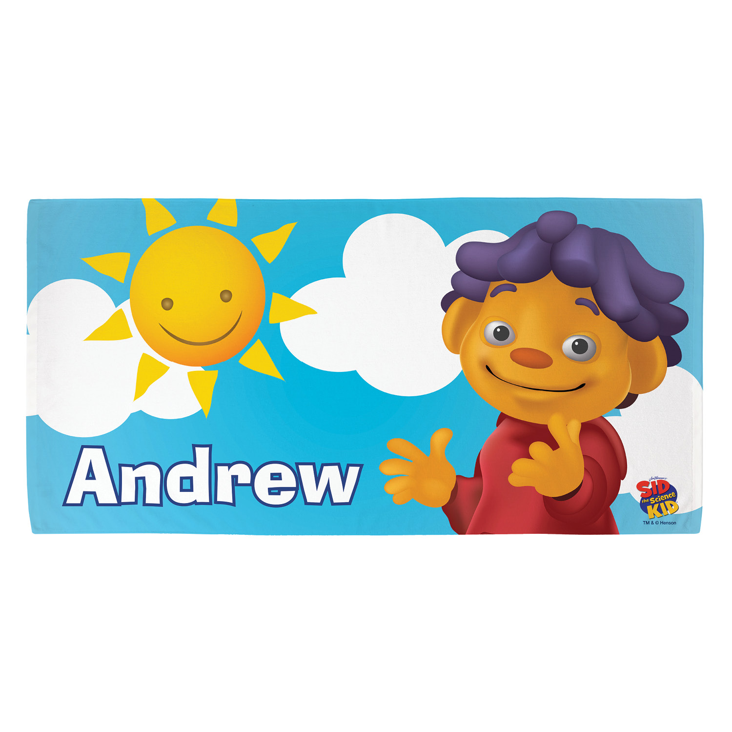 unknown Sid the Science Kid Sunny Day Microfiber Beach Towel