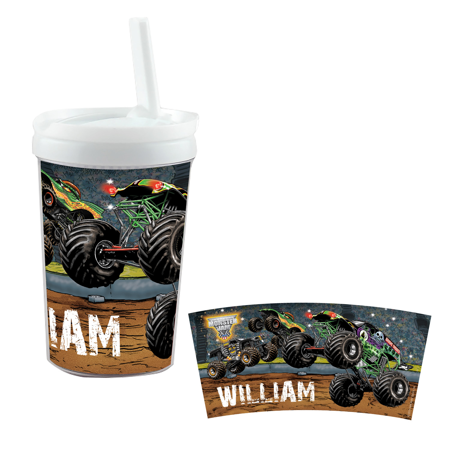 unknown Monster Jam Arena Sippy Cup