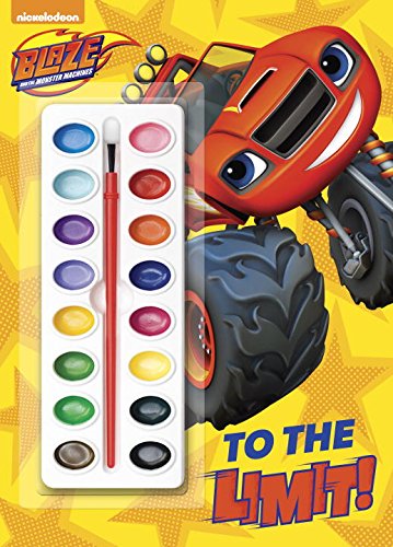 unknown Blaze and the Monster Machines To the Limit! Paint Box Book