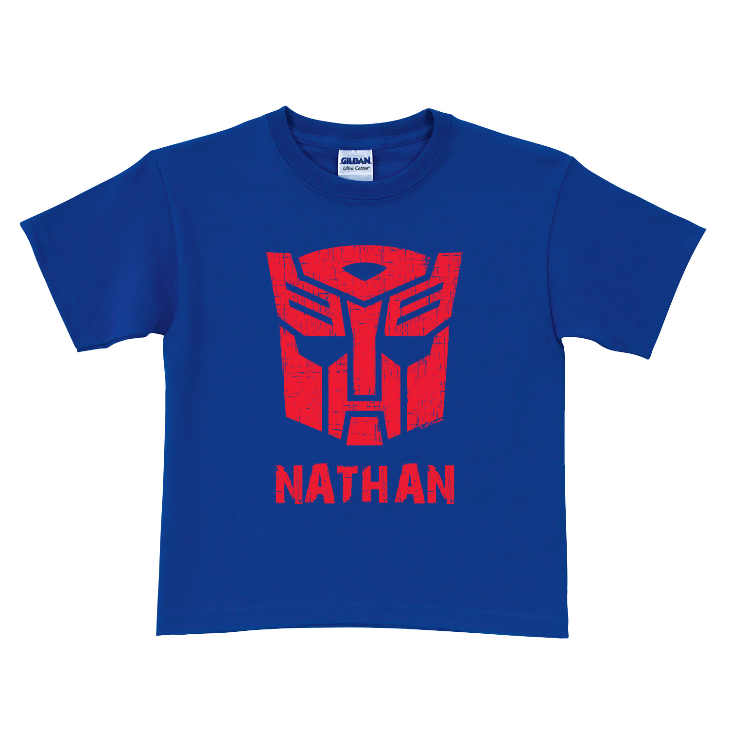 unknown Transformers Rescue Bots Optimus Prime Royal Blue T-Shirt