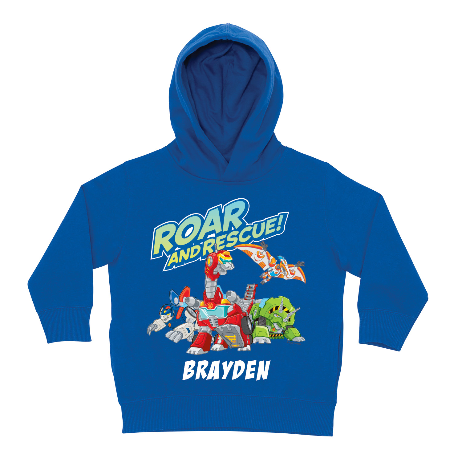 unknown Transformers Rescue Bots Roar and Rescue Blue Toddler Hoodie